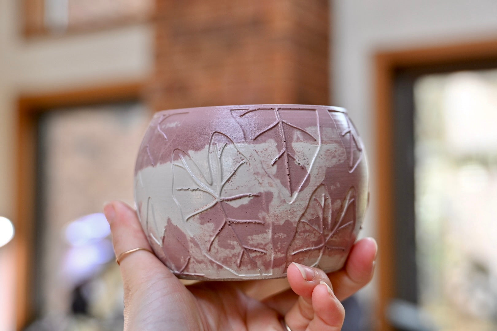 Unique Leaf Bowl Planter