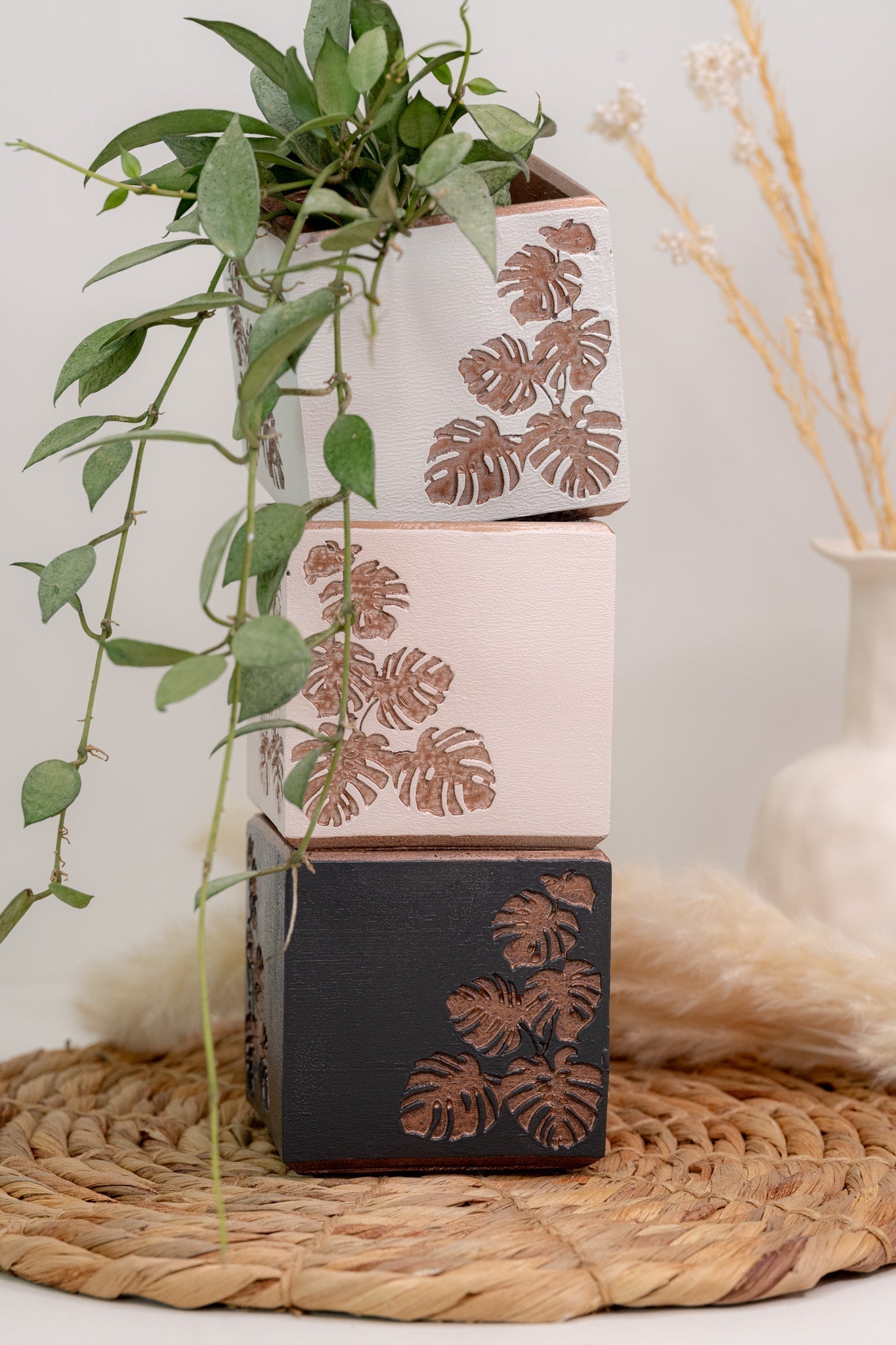 square planter concrete pot wholesale pottery bulk flower pots