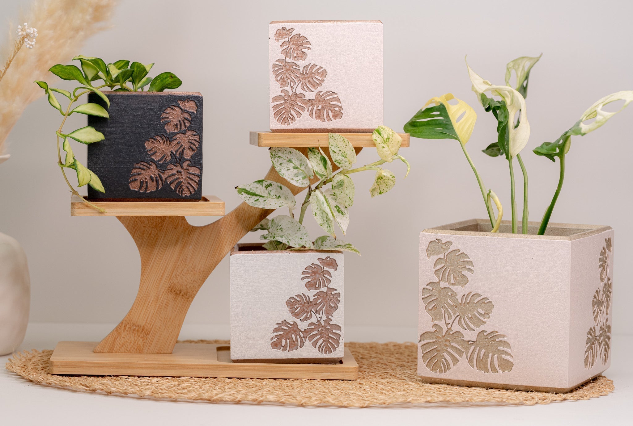 square planter concrete pot wholesale pottery bulk flower pots
